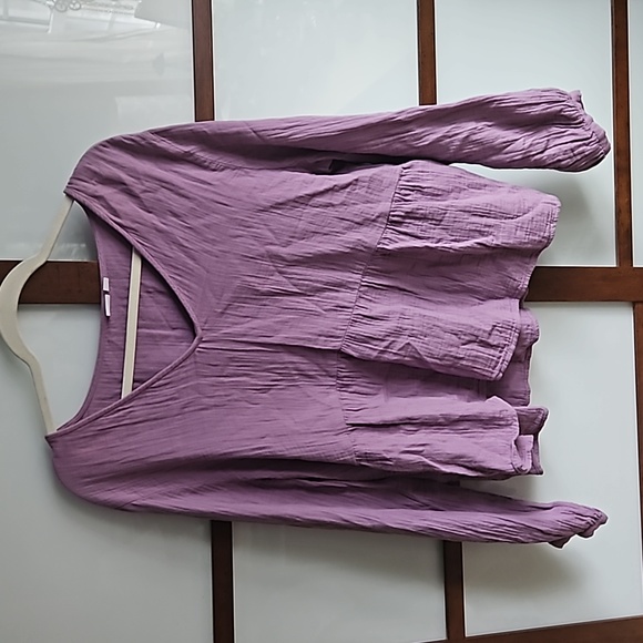 Peplum gauze shirt - Picture 1 of 2